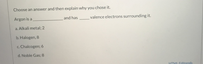 Solved Choose an answer and explain why you chose it. Which | Chegg.com