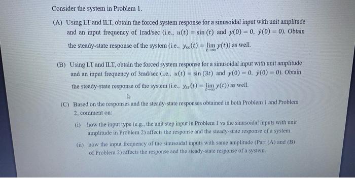 Solved Just use the following answer solve problem 2 a,b and | Chegg.com