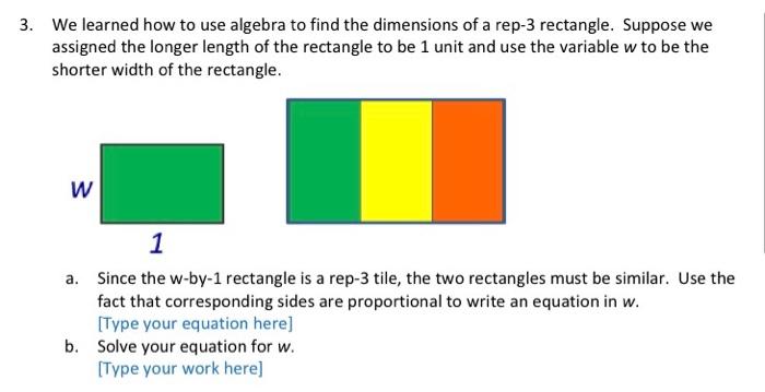 Solved We learned how to use algebra to find the dimensions | Chegg.com