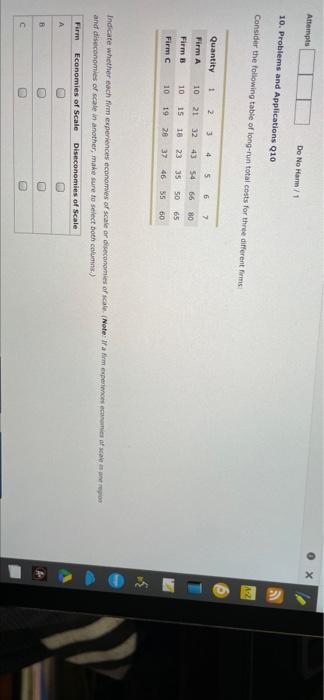 Solved Attempts Do No Harm/1 10. Problems and Applications | Chegg.com