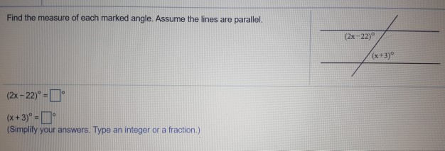 Solved Find The Measure Of Each Marked Angle. Assume The | Chegg.com