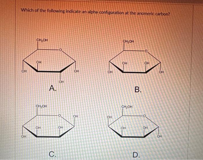 Solved Which of the following indicate an alpha | Chegg.com
