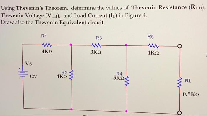 [Solved]: Using Thevenin's Theorem, Determine The Value