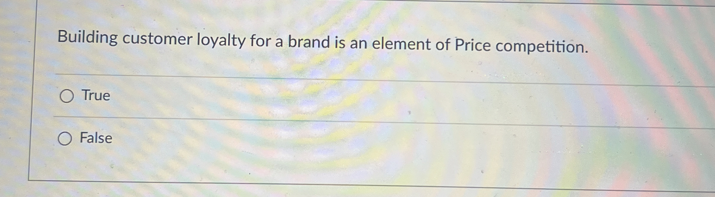 Solved Building customer loyalty for a brand is an element | Chegg.com