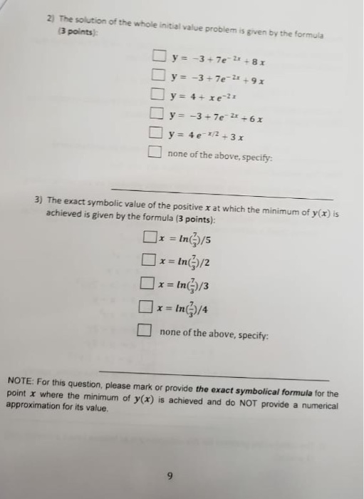 Solved Problem #4 (20 points) Solve the initial value | Chegg.com