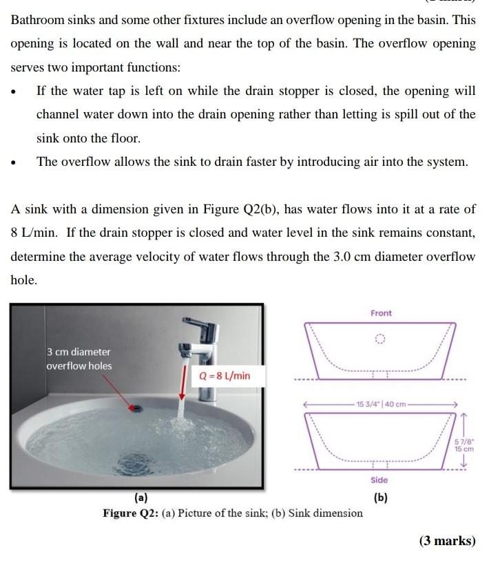 Function and Cleaning of a Sink Overflow Hole