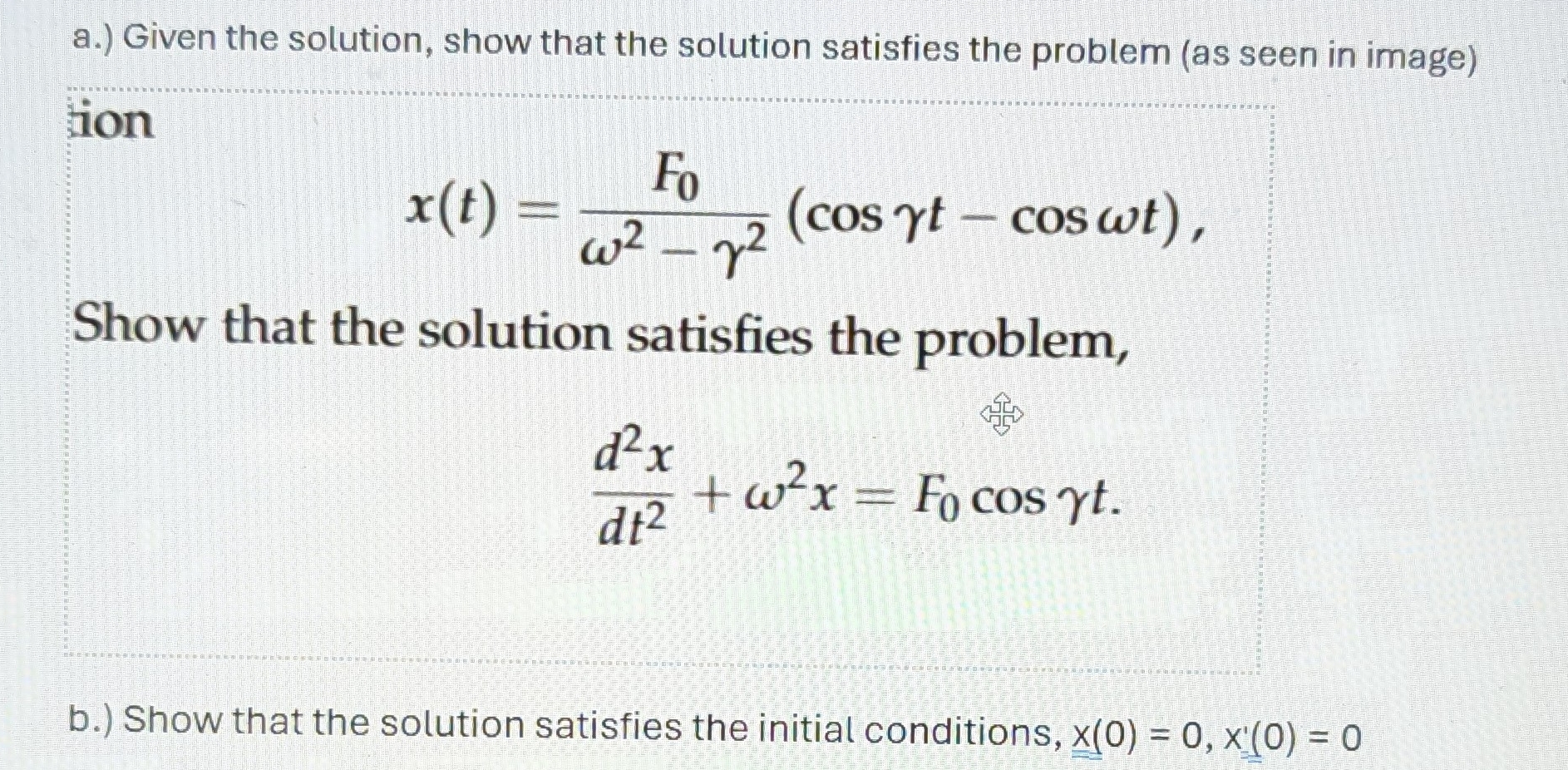 Solved please show all work and stepsa.) ﻿Given the | Chegg.com