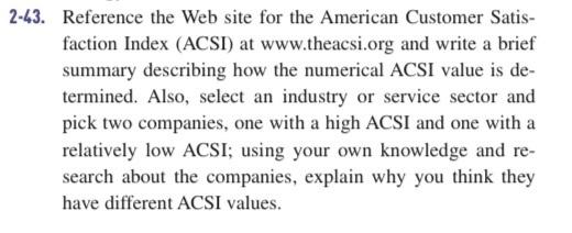 Solved 43. Reference the Web site for the American Customer | Chegg.com