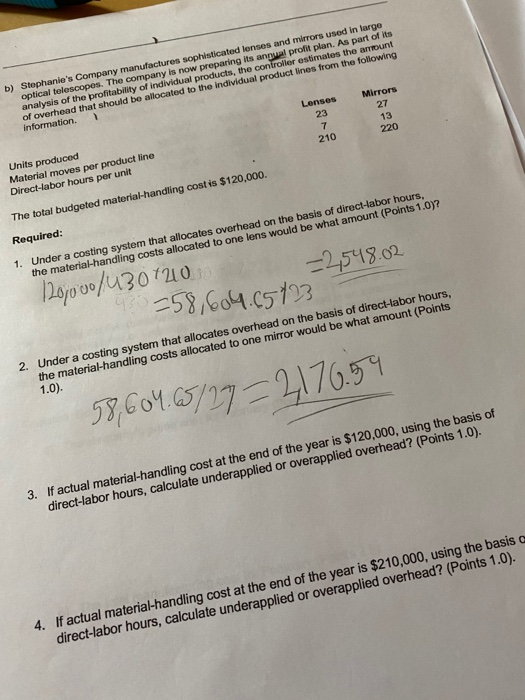 B Stephanie S Company Manufactures Sophisticated Chegg Com