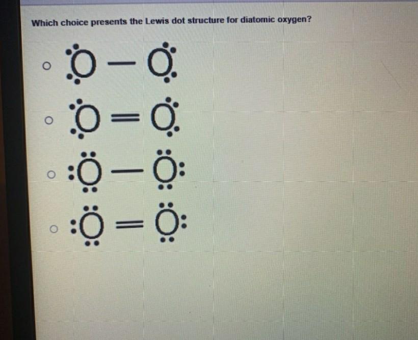 o2  lewis structure