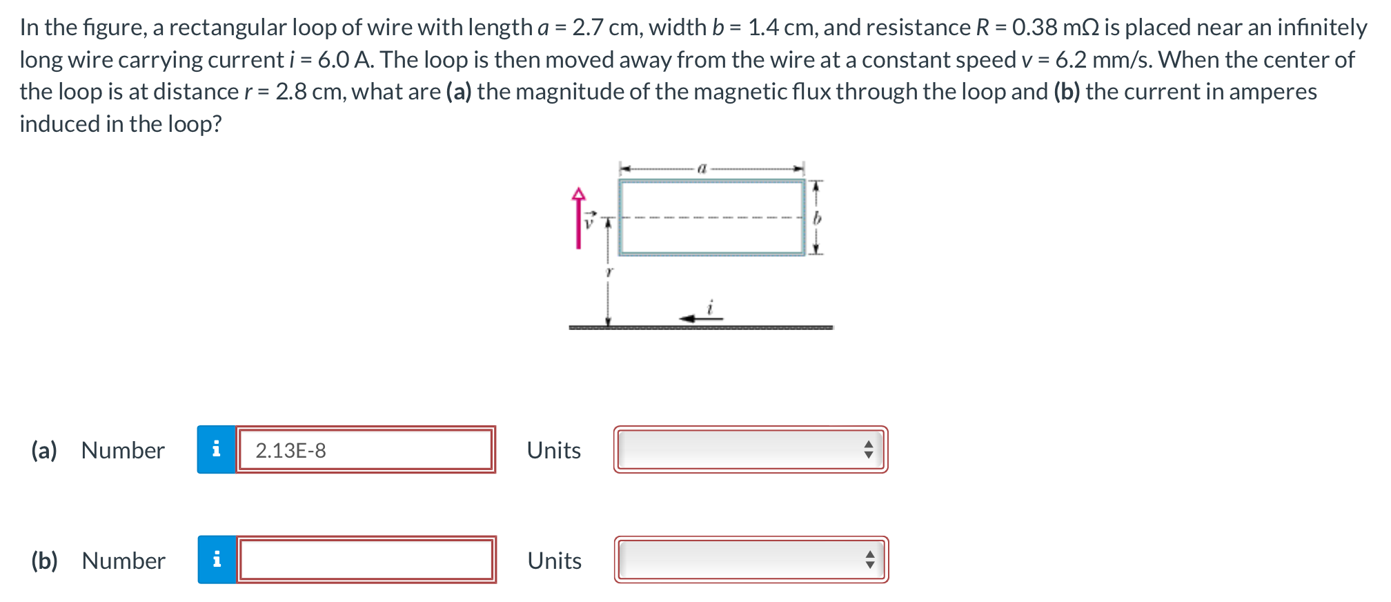 Solved In the figure, a rectangular loop of wire with length | Chegg.com