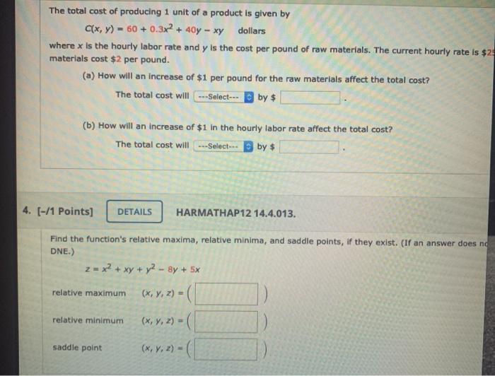 solved-the-total-cost-of-producing-1-unit-of-a-product-is-chegg