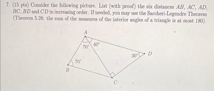 Solved 7. (15 pts) Consider the following picture. List | Chegg.com