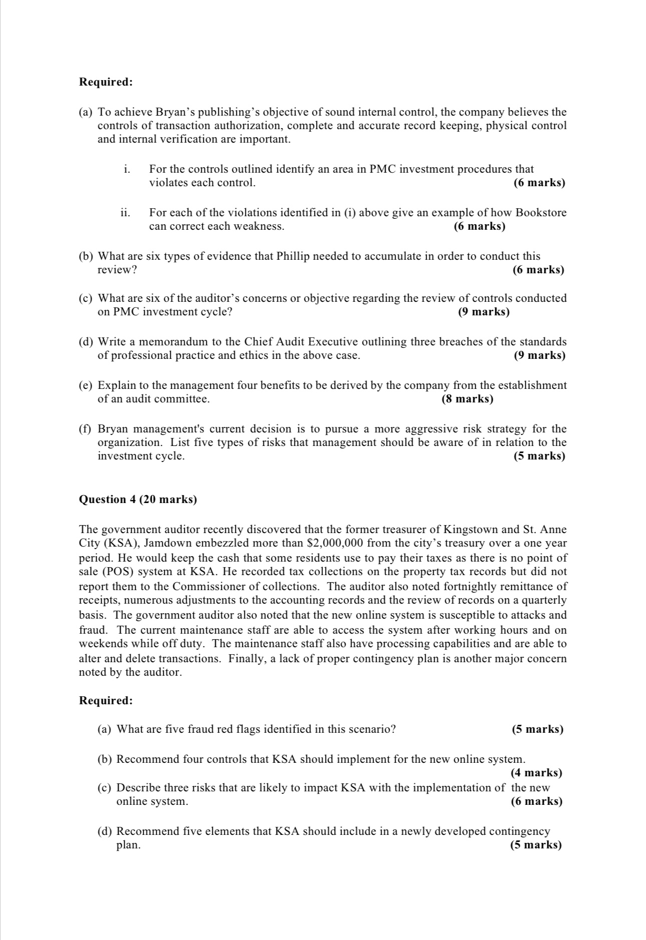 Solved •This section consists of four compulsory questions | Chegg.com