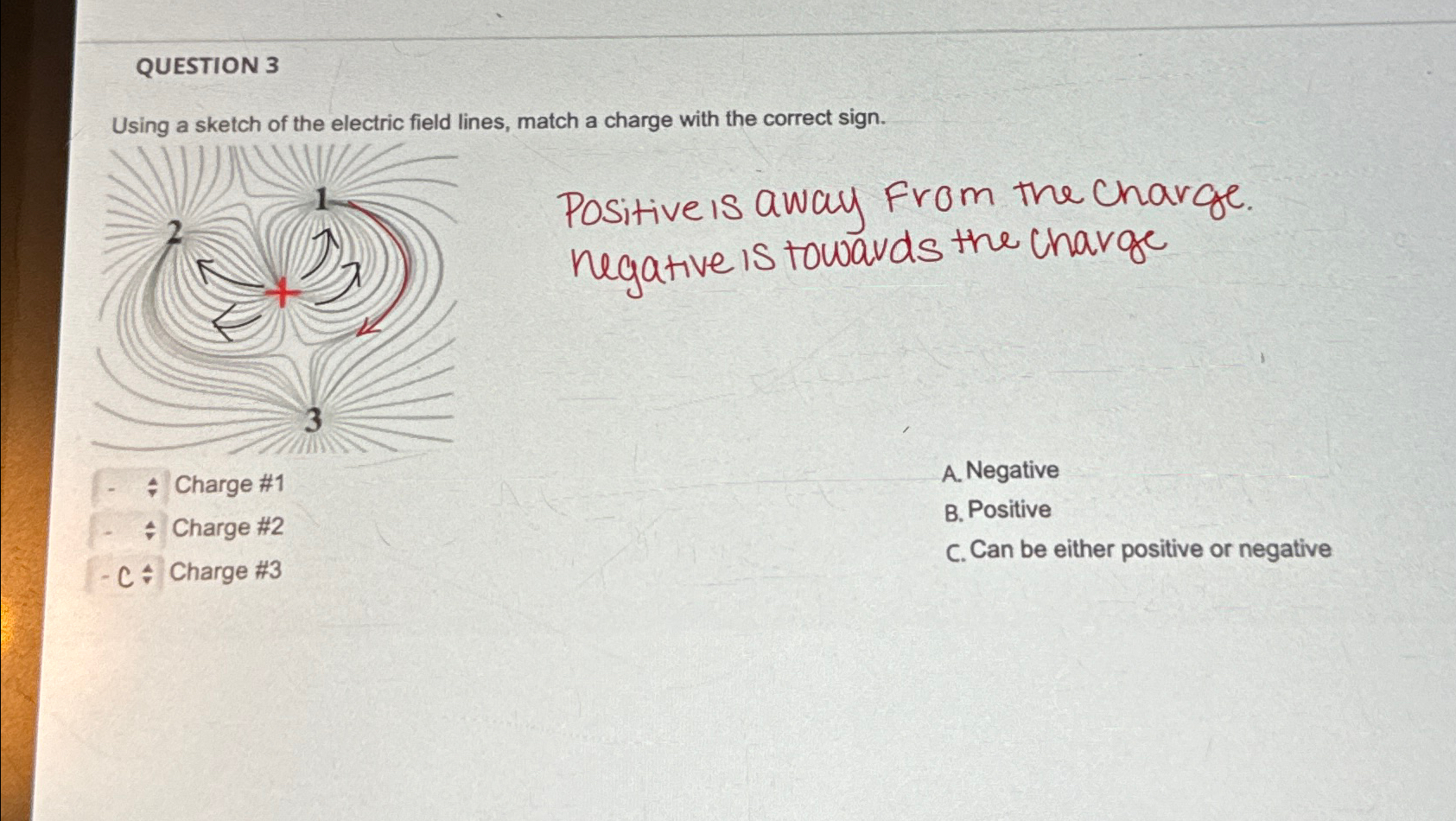 Solved QUESTION 3Using a sketch of the electric field lines, | Chegg.com