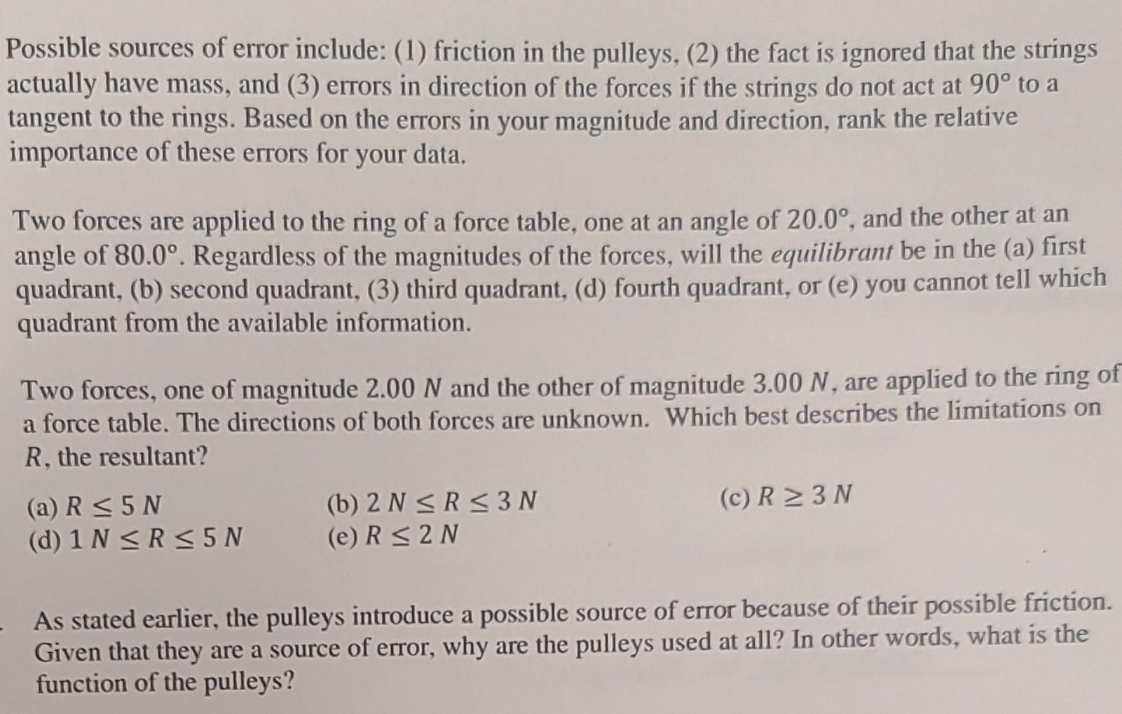 solved-possible-sources-of-error-include-1-friction-in-chegg