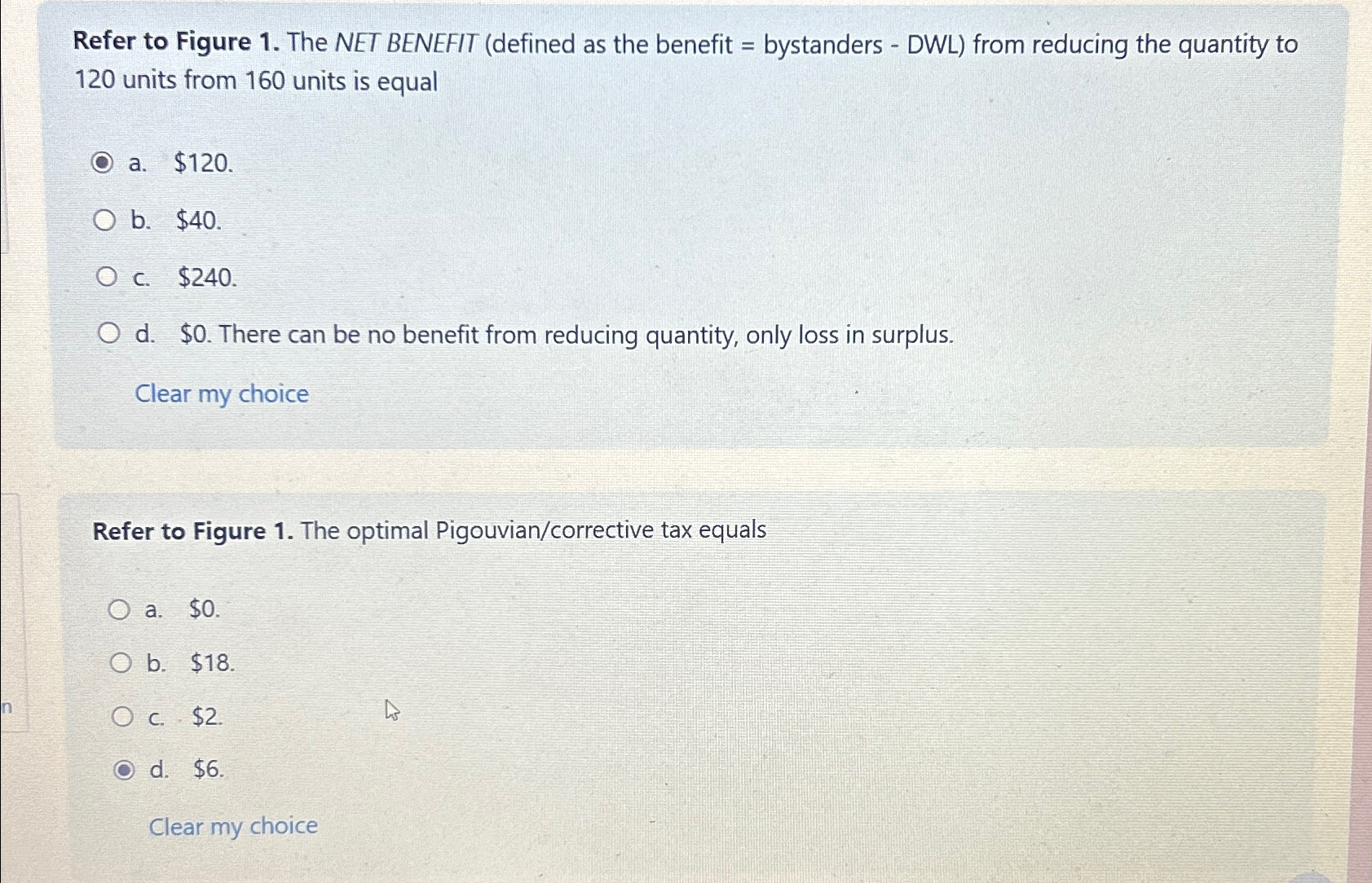 Solved Refer to Figure 1. ﻿The NET BENEFIT (defined as the | Chegg.com