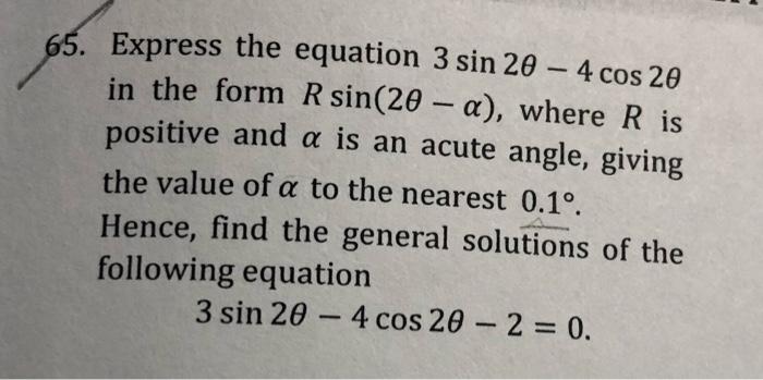 Solved just number 28 and 37.. ive done no. 65, just want to | Chegg.com
