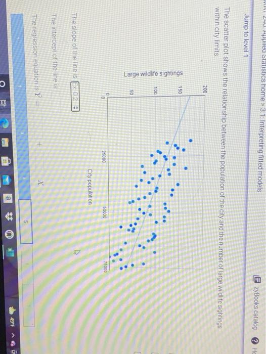 Solved VIAI 240. Applied Statistics Home > 3.1. Interpreting | Chegg.com