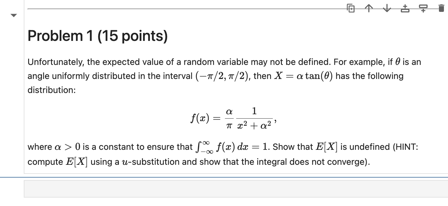 Solved Problem 1 (15 ﻿points)Unfortunately, the expected | Chegg.com