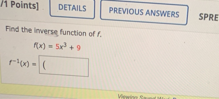 Solved A graph of a function is given. Use the graph to find | Chegg.com