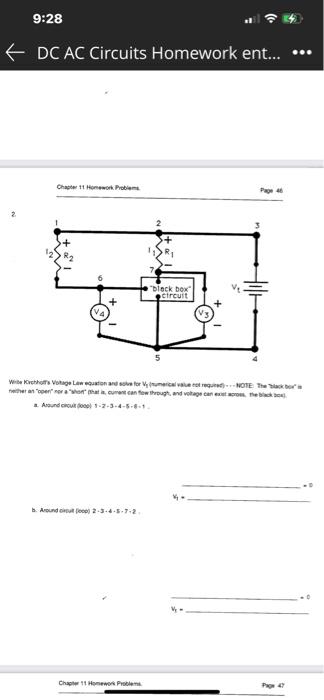 9:28 EDC AC Circuits Homework ent... ... Chew | Chegg.com