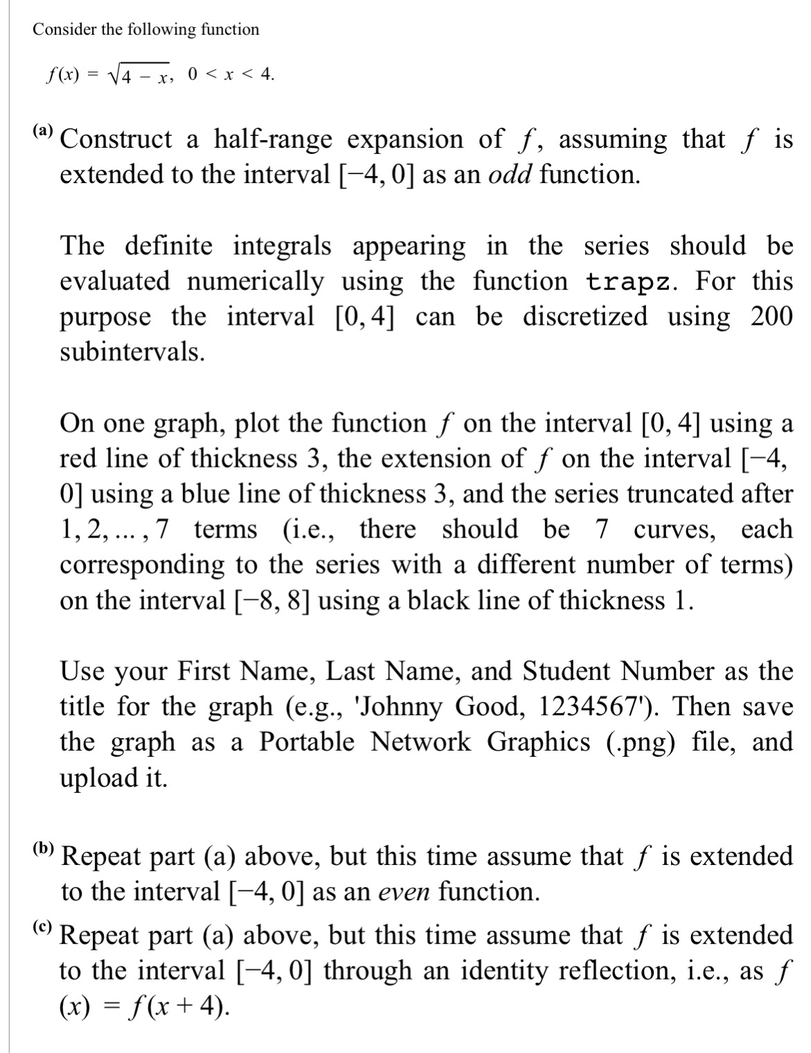 Solved Write Matlab Code And Output The Graphs For Thias