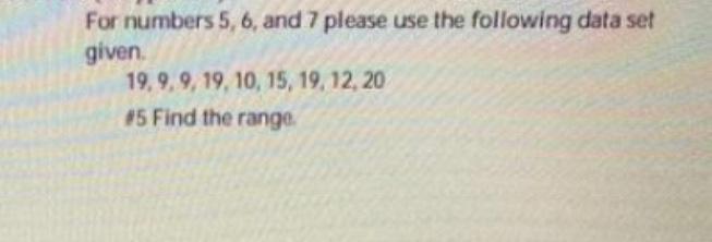 Solved Find the following from the data set given 31, | Chegg.com