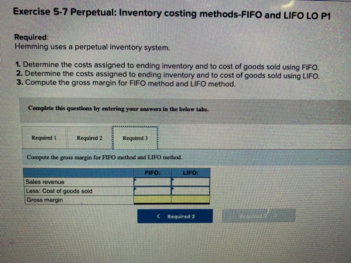 Solved Determine the costs assigned to ending inventory and | Chegg.com
