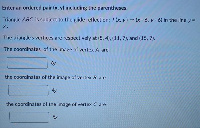 Solved Enter An Ordered Pair X Y Including The Chegg Com