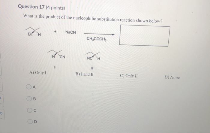 Solved Question 11 (4 Points) Which Of The Following Solv