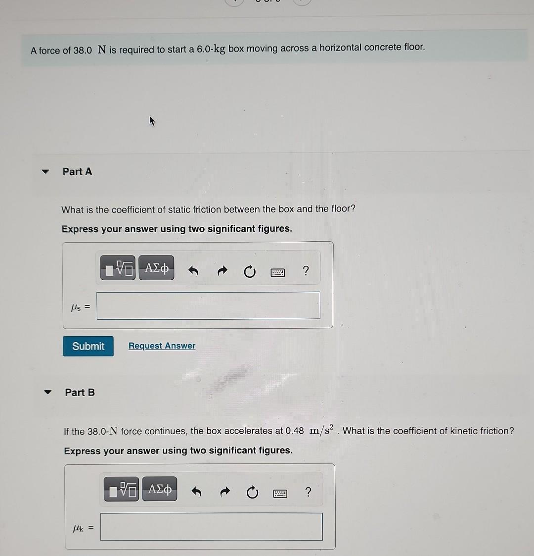 Solved In the (Figure 1) the coefficient of static friction | Chegg.com