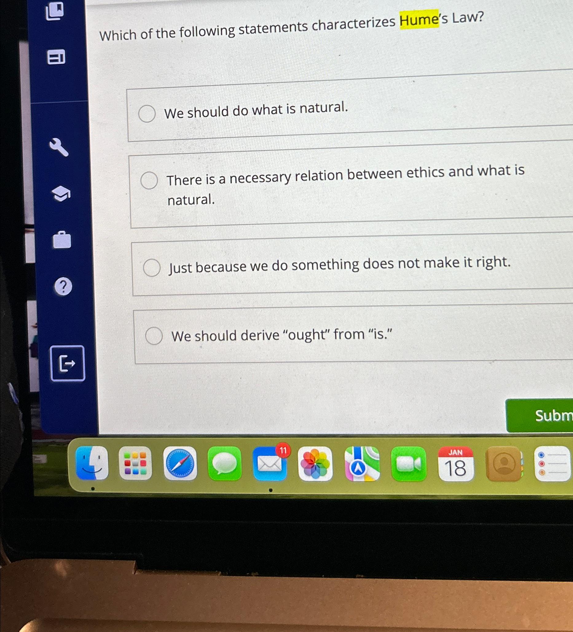 Solved Which of the following statements characterizes | Chegg.com