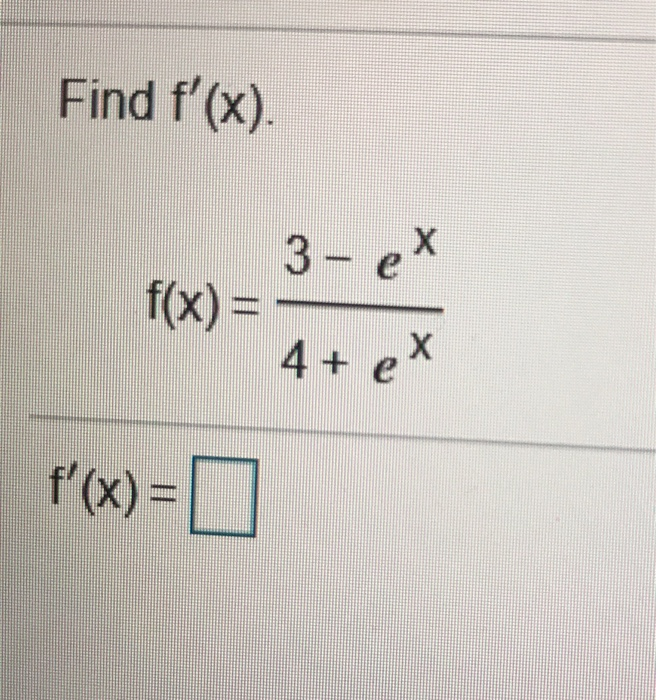 Solved Find G X If G X 2xe 5 G X 0 Find F X 1 Chegg Com