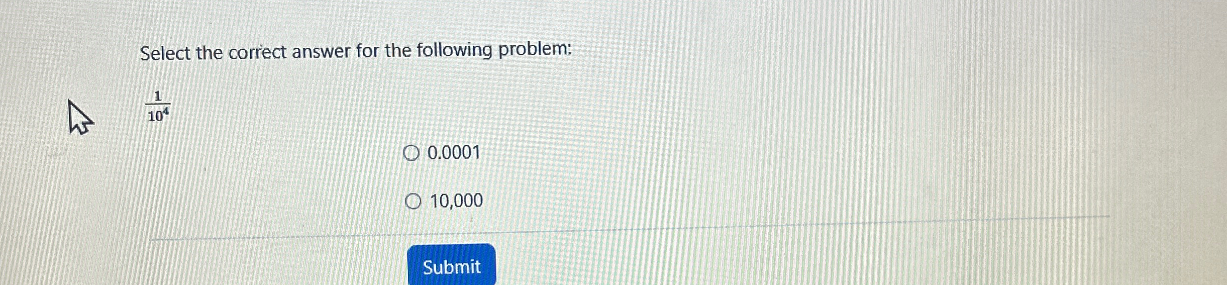 Solved Select the correct answer for the following | Chegg.com