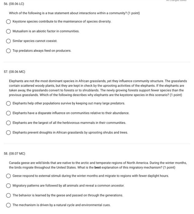 Solved 53. (08.05 LC) Which of the following describes the | Chegg.com