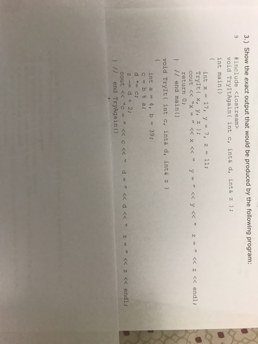 Solved 11.) Write a complete function, including appropriate | Chegg.com