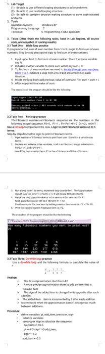 t Be able to By the co robem to sophisticated m ing AOLA P Tasks her the following God, and photo and Repor u program to find