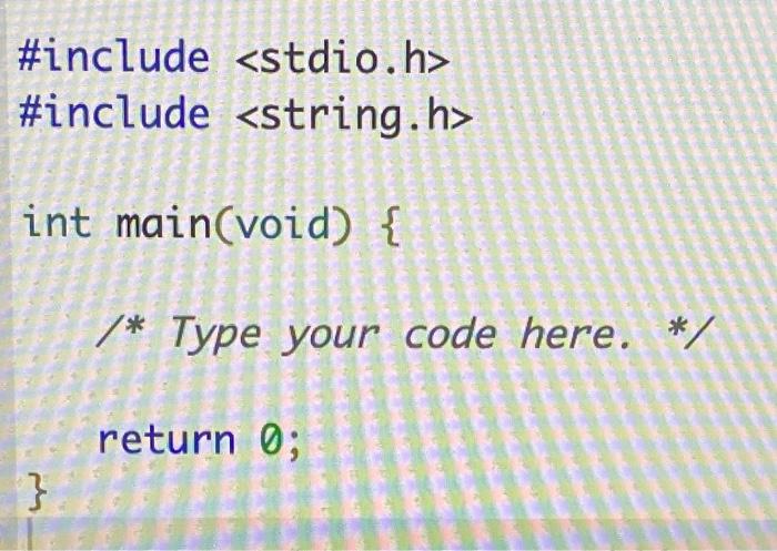 Solved Given a line of text as input, output the number of | Chegg.com