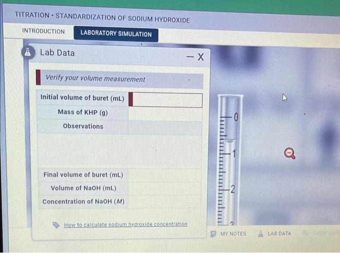 Solved TITRATION - STANDARDIZATION OF SODIUM HYDROXIDE | Chegg.com