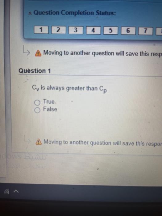 Solved * Question Completion Status: 1 2 3 4 5 6 7 > Moving | Chegg.com