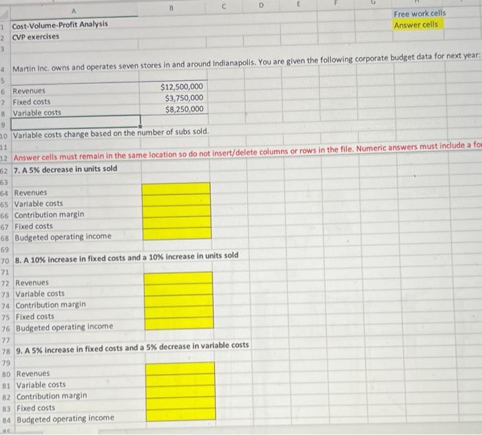 Solved 0 E G 1 Cost Volume-Profit Analysis 2 CVP exercises | Chegg.com