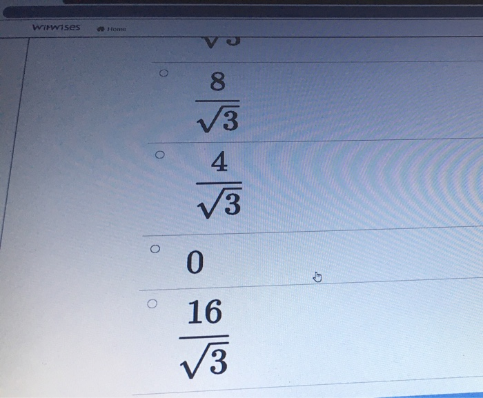 Solved Which Of The Following Is The Directional Deriva T Chegg Com