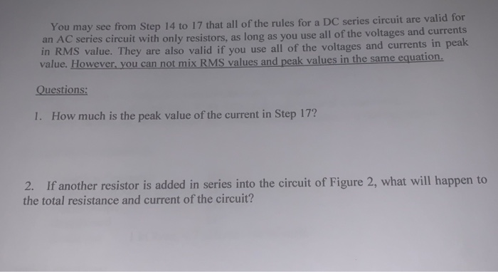 Solved 14. Build the circuit shown in Figure 2. Keep the | Chegg.com