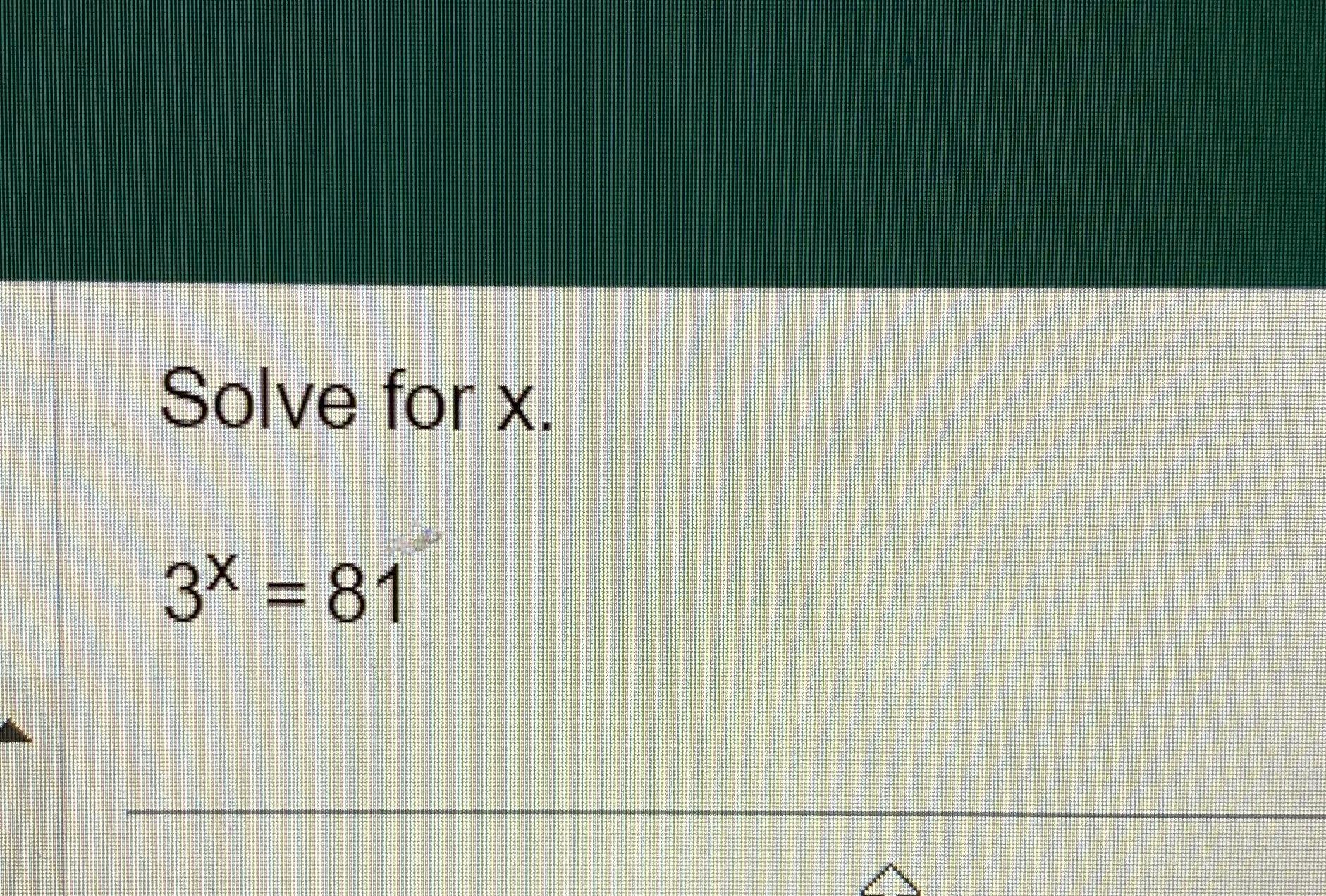 solved-solve-for-x3x-81-chegg