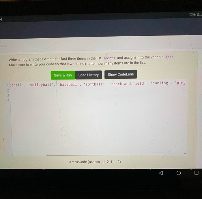 Solved 0 Back to fopp Write a program that extracts the last | Chegg.com