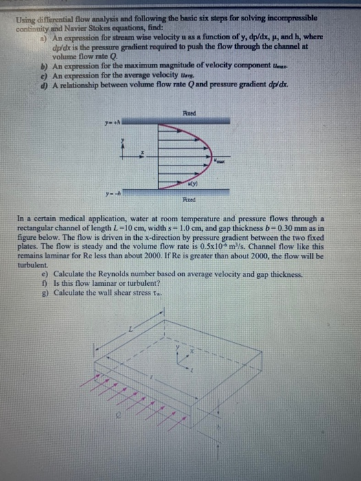 Solved Using differential flow analysis and following the | Chegg.com