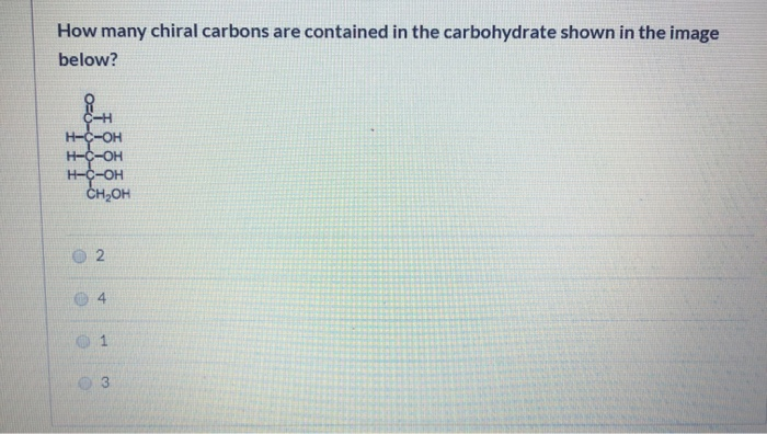 Solved How many chiral carbons are contained in the | Chegg.com