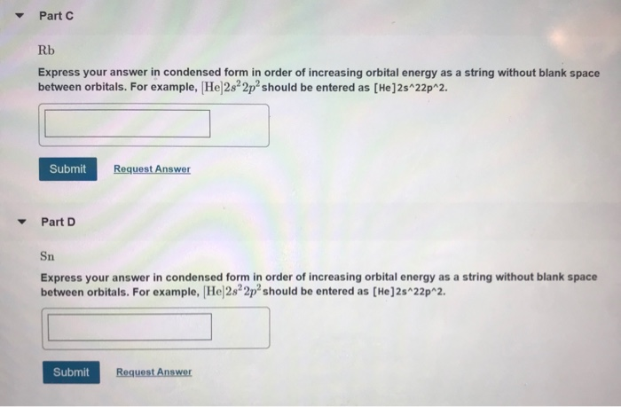 Examples For Condensed Form Solved Ga Express your answer in condensed form in order of | Chegg.com