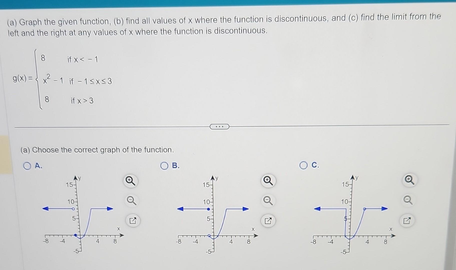 Solved (a) Graph The Given Function, (b) Find All Values Of | Chegg.com